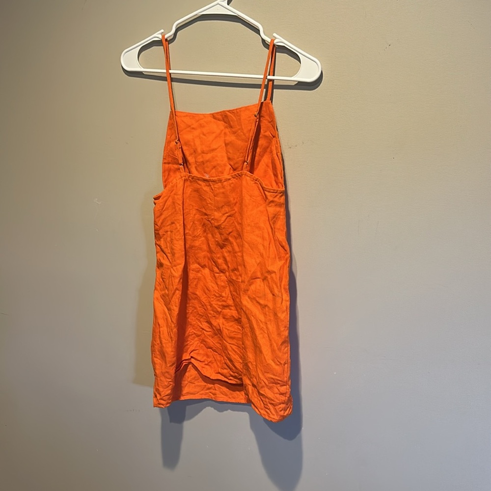 Reformation Orange Mini Dress - Picture 4 of 4